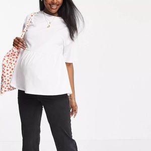 ASOS DESIGN Casual Maternity Smock Tee